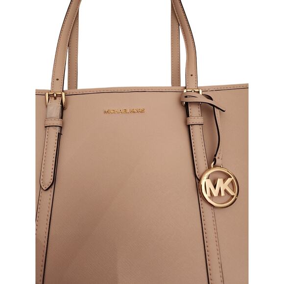 Michael Kors Jet Set Shoulder Tote Bag Purse Pink Large - Picture 2 of 11